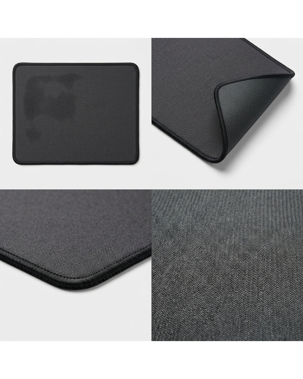 Nivet Charcoal Stitched Mouse Pad 10 x 8 in