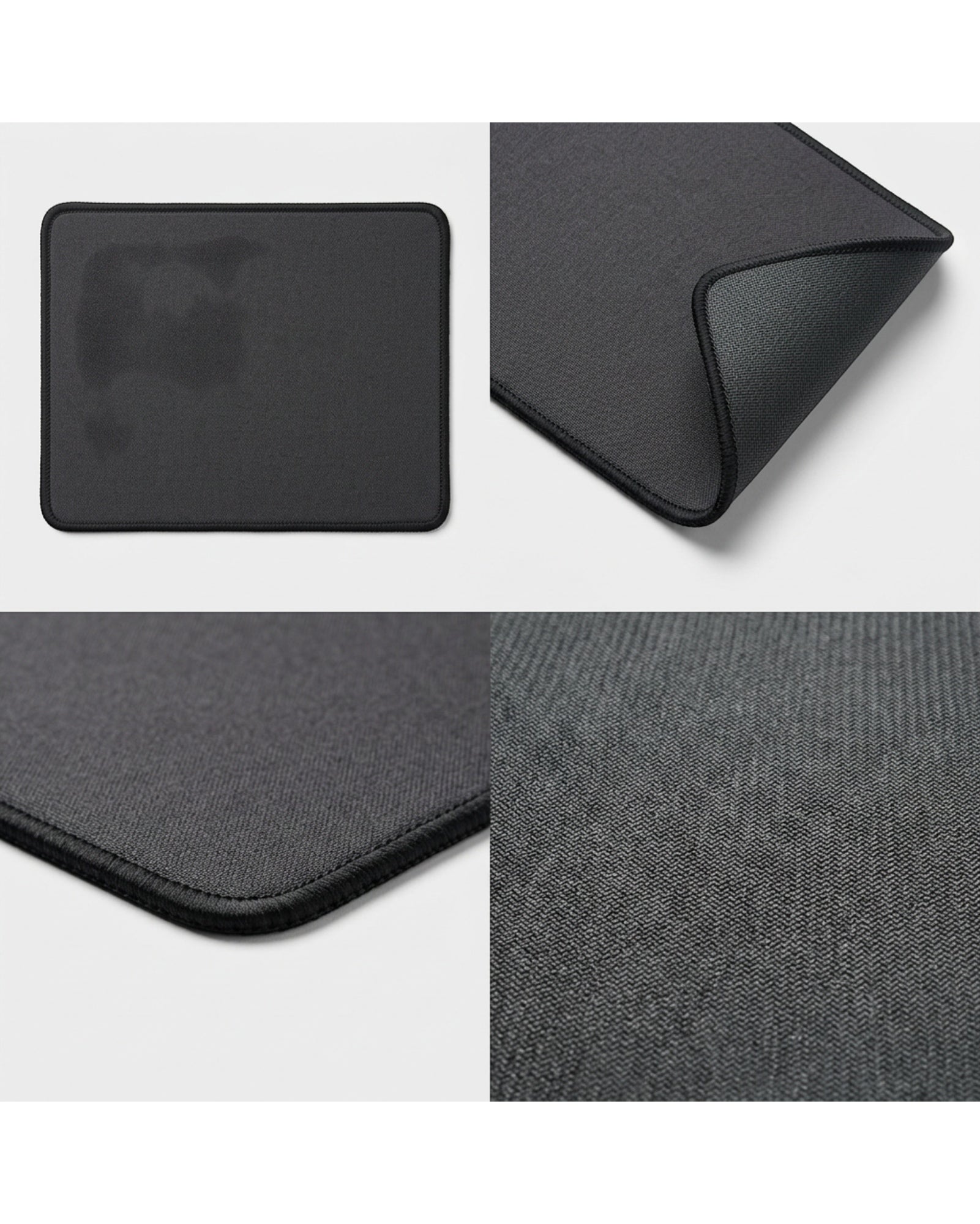 Nivet Charcoal Stitched Mouse Pad 10 x 8 in