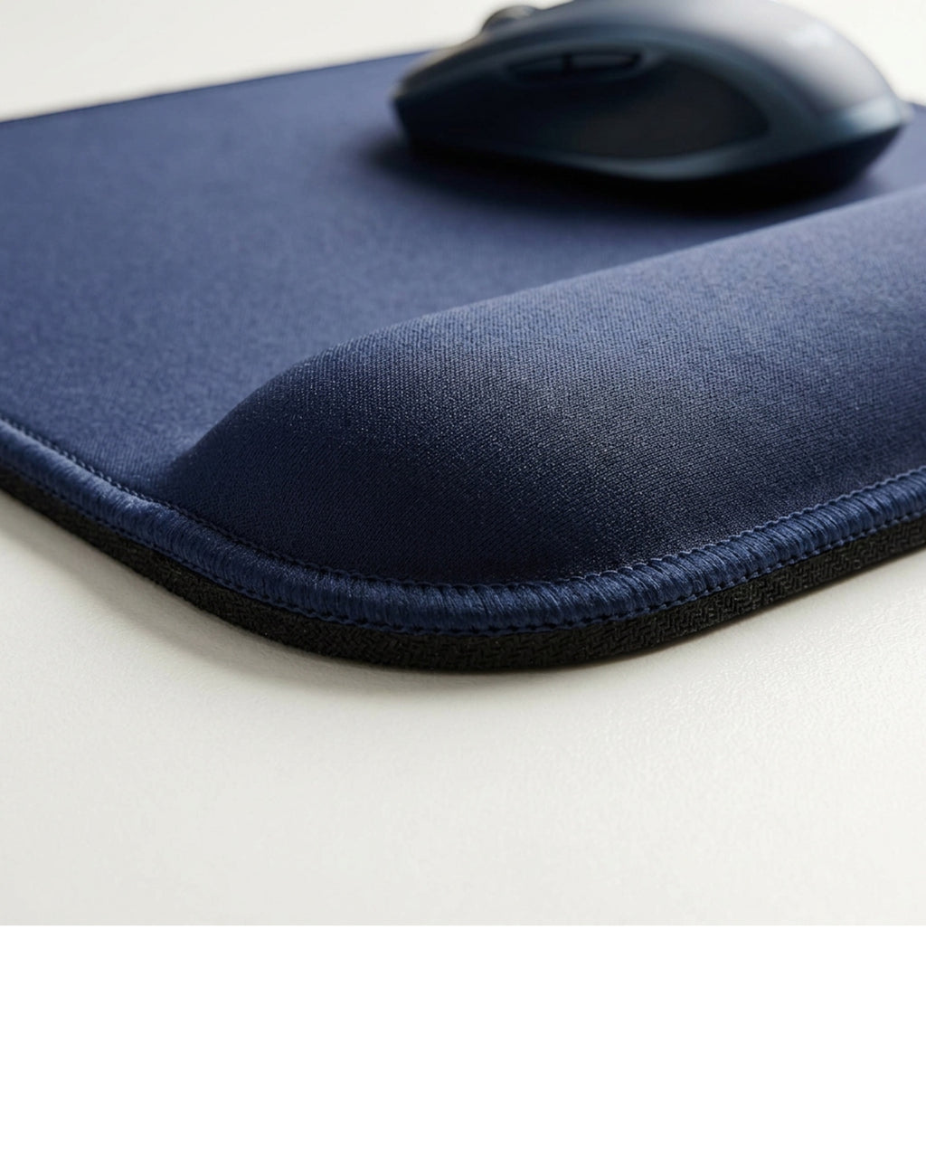Nivet Navy Wrist Rest Mouse Pad 9 x 8 in