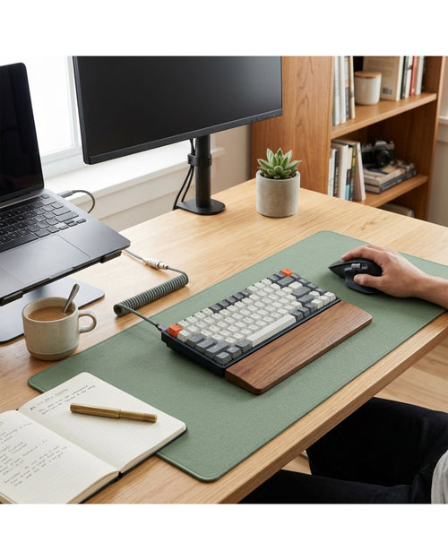 Nivet Sage Extended Desk Mat 31 x 12 in